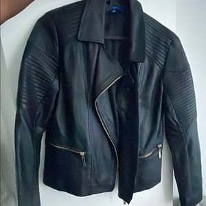 Faux leather jacket